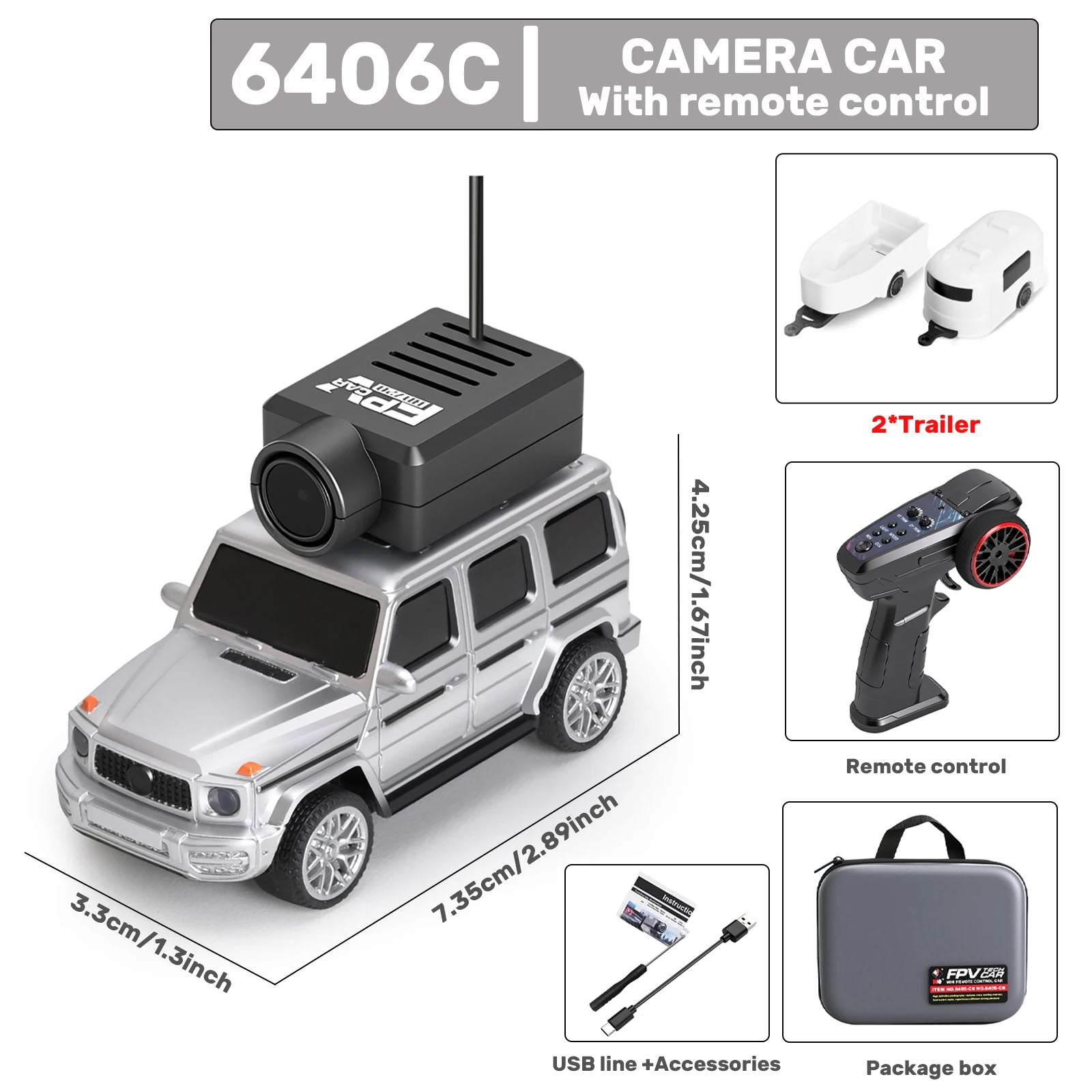 Mini RC Car with FPV Camera
